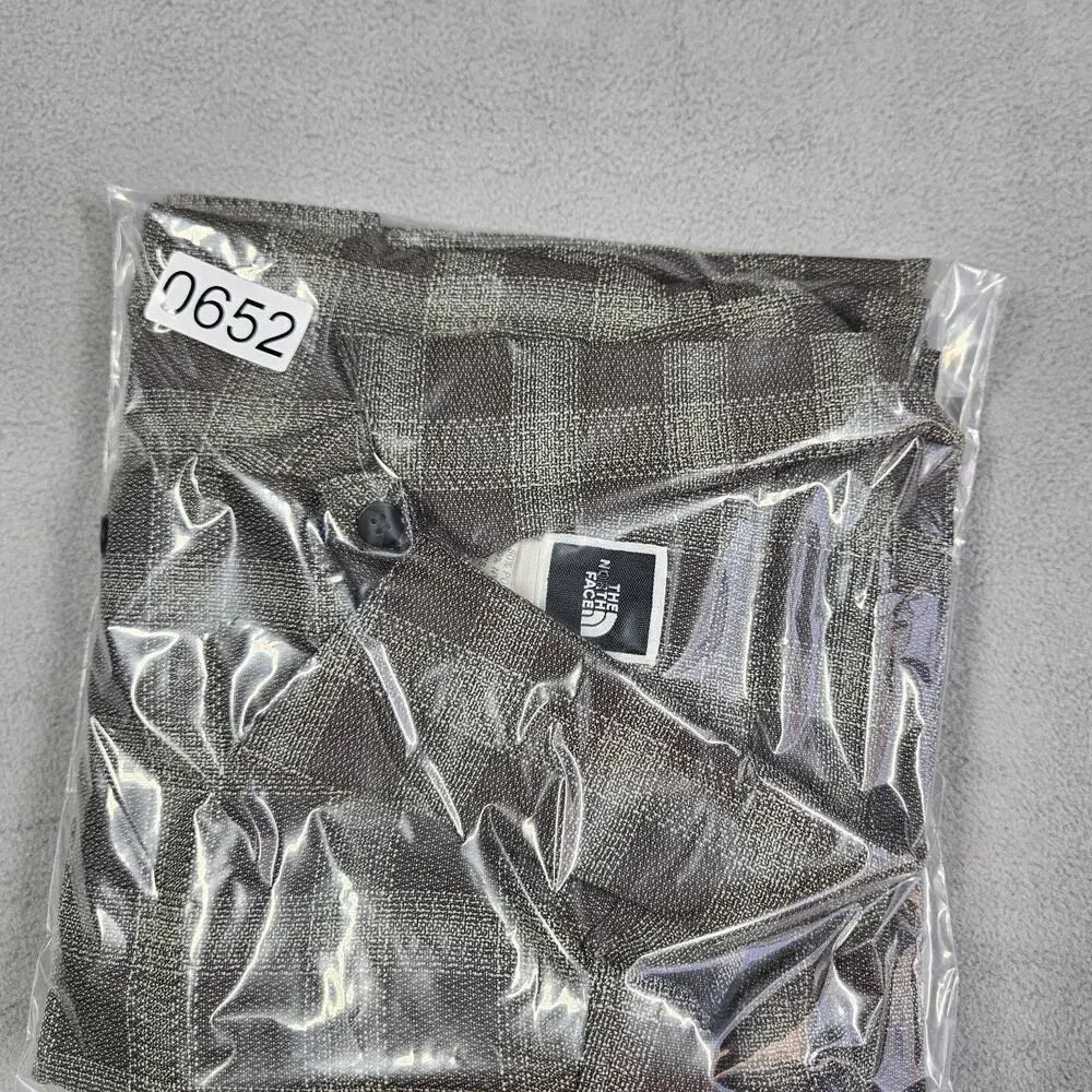 VTG The North Face Button Down Shirt Mens L Brown Plaid Gorpcore Retro Pocket